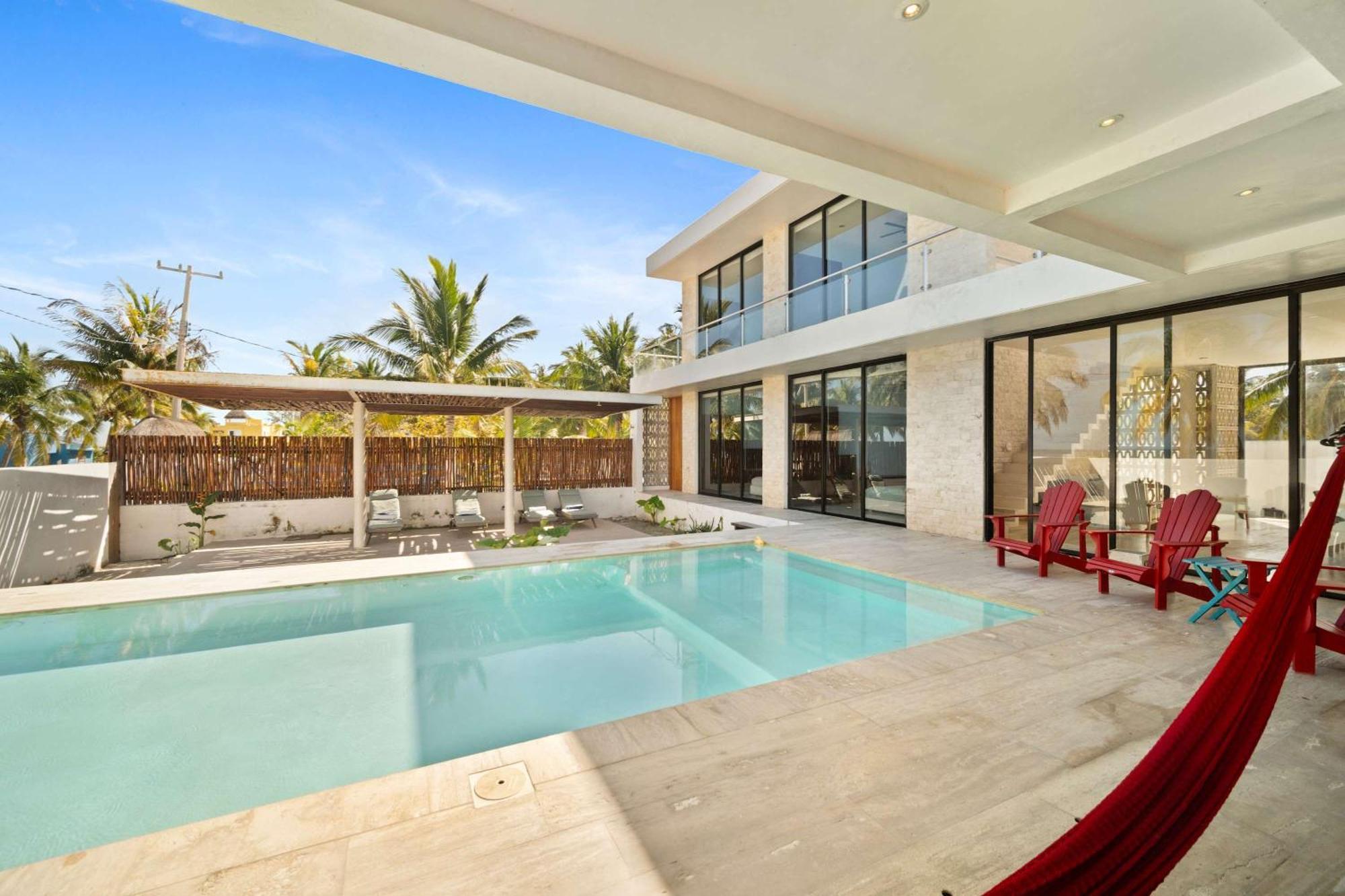 Beachfront Coco Modern Designer House By Peninsula Stays San Crisanto Exterior photo